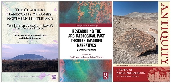 Covers of three publications