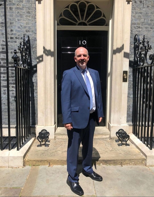 Prof Thom Brooks at 10 Downing Street