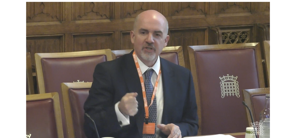 Prof Thom Brooks at House of Lords Justice and Home Affairs Committee